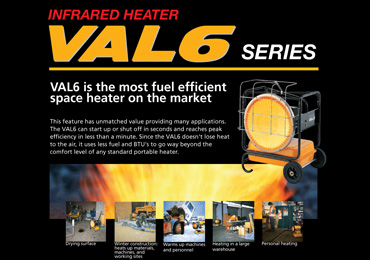 Val6 Infrafred Heaters, Spring Creek Repair, Dorchester Nebraska